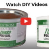 Turbo Poly seal Easy Leak Repair Sealant for metal, asphalt and rubber roofs